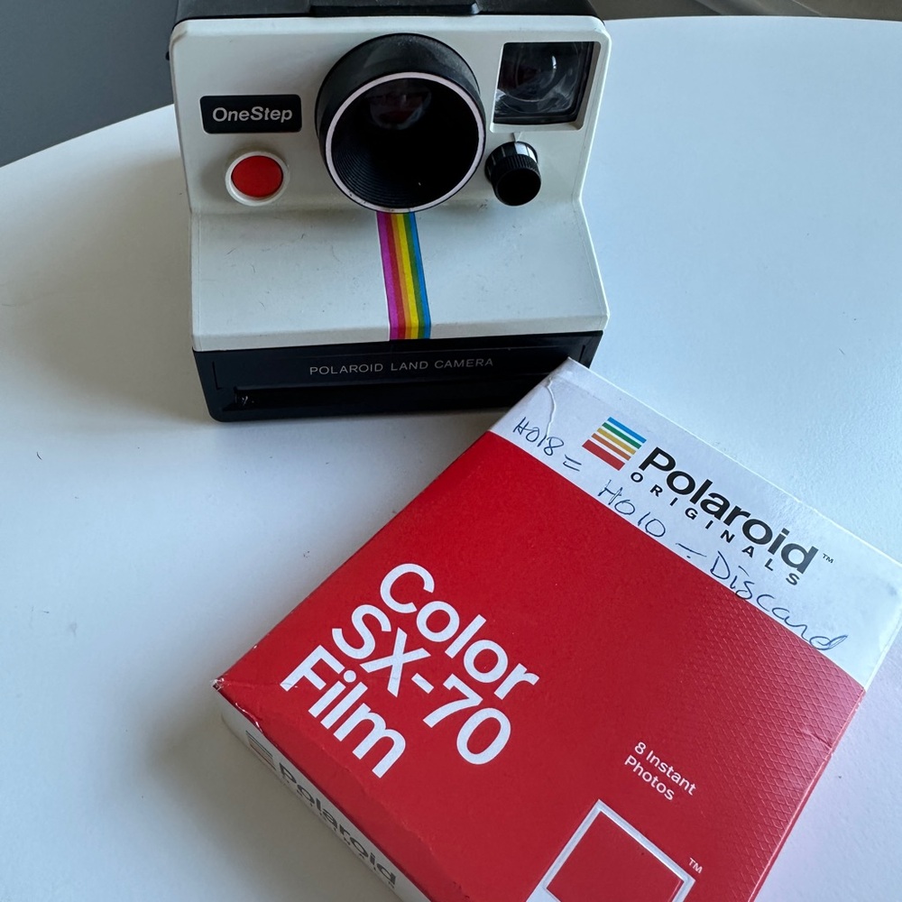 Polaroid Land Vintage Instant Camera with film